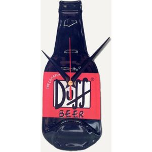 Drankfles Duff bier klok - Wandklokken