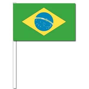 Zwaaivlaggetjes Braziliaanse vlag - zwaaivlaggen