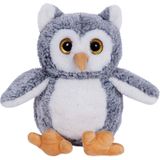 Pluche speelgoed knuffeldier Uil van 24 cm - Dieren Uilen knuffels - Cadeau voor kinderen