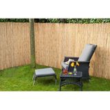 Nature Rietscherm / rietmat - 3x - L500 x H100 cm - tuinscherm / schutting  - Tuinschermen