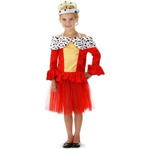 Koningin jurkje met tule rokje voor meisjes - Carnavalsjurken