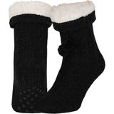 Apollo - Huissloffen - Antraciet - Gebreid - Slofsokken