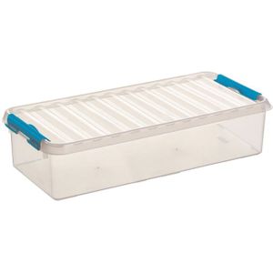 Sunware opbergbox/opbergdoos transparant 6,5 liter 48,5 x 19 x 10,5 cm - Opbergbox