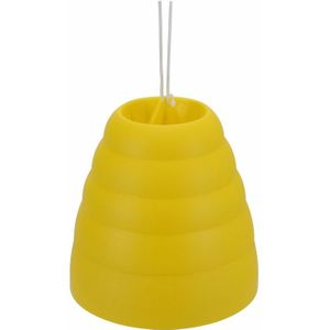 2x Ophangbare wespenval plastic geel 15 cm - Ongediertevallen - Ongediertebestrijding