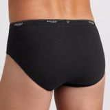 3x Sloggi basic midi heren slip zwart XL - Overige artikelen