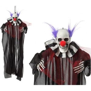 Halloween killer clown pop om op te hangen 46 cm - Halloween poppen