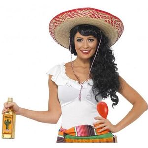 Fiesta accessoire pakket voor dames - Verkleedpruiken