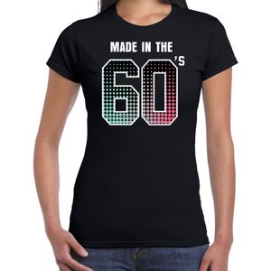 60s party shirt / made in the 60s zwart voor dames - Feestshirts