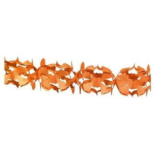 Oranje feest slinger van 6 meter - Feestslingers