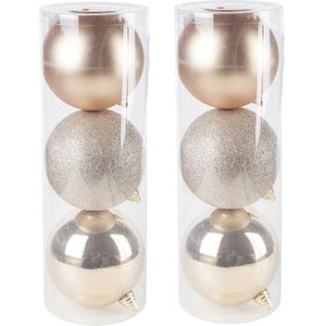 6x Grote kunststof kerstballen goud 15 cm mat/glans/glitter - Kerstbal  (cadeaus & gadgets) | € 26 bij Primodo.nl | beslist.nl