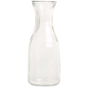 Glazen water/sap/wijn karaf van 0,5 liter - Karaffen tafel/keuken artikelen