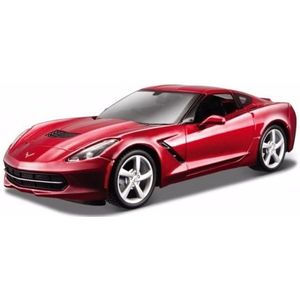 Model auto Chevrolet Corvette 1:43 rood - Speelgoed auto's