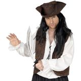 Carnavalskleding piraat met zwaard maat M voor jongens/meisjes - Carnavalskostuums