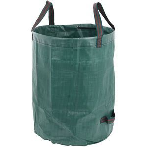 Progarden Tuinafvalzak - opvouwbaar - groot formaat - groen - 125 liter - bladeren opruimen