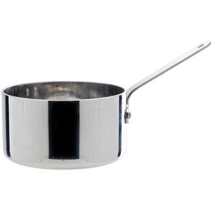 Mini steelpan/sauspan 8 cm - 2 liter - Voor o.a. saus en jus - Steelpannetjes