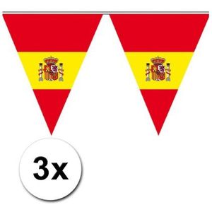 3 vlaggenlijnen van Spanje - Vlaggenlijnen