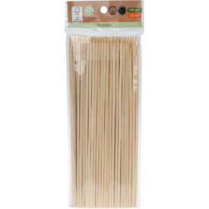 Sateprikkers - 100x - bamboe hout - 20 cm - spiezen - satestokjes - prikkers (sate)