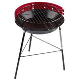 Ronde barbecue in de kleur rood - Houtskoolbarbecues
