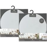 Spiegel - Rond - Glas - Wandbevestiging