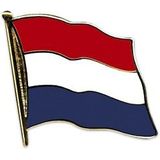 Nederlandse vlag op pin speld - Decoratiepin/ broches