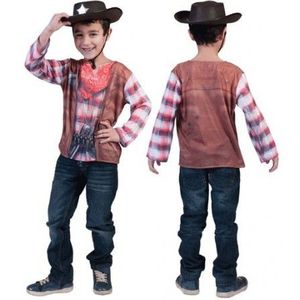 3D Western shirt voor kinderen - Carnavalskostuums