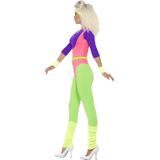 Neon jumpsuit jaren 80 - Carnavalskostuums