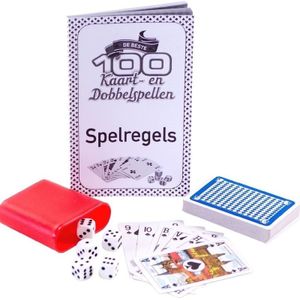 Clown Games 100 Kaart & Dobbel Spellen - Leer 100 kaart- en dobbelspellen vanaf 6 jaar - Geschikt voor 1 tot 6 spelers