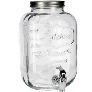 Gerimport Drankdispenser 20 X 32 Cm 8 Liter Glas Transparant