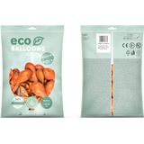 200x Oranje ballonnen 26 cm eco/biologisch afbreekbaar - Ballonnen