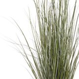 Louis Maes Quality kunstplant - Siergras sprieten helmgras - donkergroen - H75 cm - in pot