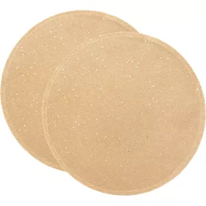 Ronde placemats Linda, 6 stuks