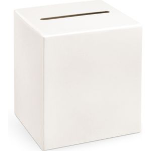 Enveloppendoos Cream - Bruiloft - creme/wit - karton - 24 x 24 cm - Feestdecoratievoorwerp