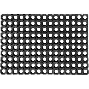 Deurmat - 40 x 60 cm - rubber - buitenmatÂ - schoonloopmat - Deurmatten