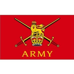 Engelse leger vlag rood - Vlaggen