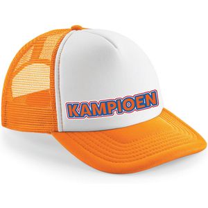 Koningsdag oranje pet - Kampioen - voor dames en heren - Verkleedhoofddeksels