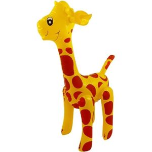 Opblaasbare giraffe 59 cm decoratie/speelgoed - opblaasspeelgoed