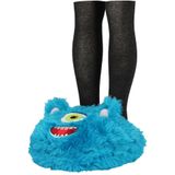 Grote voetenwarmer slof Monster one size 30 x 27 cm - Voetenwarmers