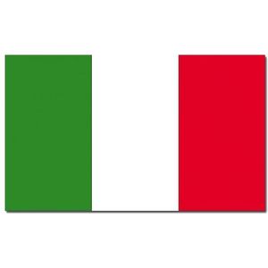 Landen thema vlag Italie 90 x 150 cm feestversiering - Vlaggen