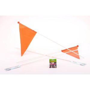 Oranje fietsvlaggetje - Fietsvlaggen