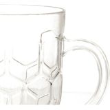Onbreekbare bierpul transparant kunststof 50 cl/500 ml - Bierglazen