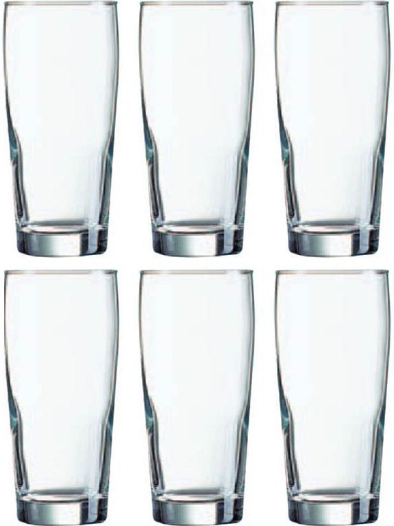 Arcoroc fluitjes bierglazen - 12x stuks - 330 ml - Bierglazen - Bierfluitjes - Glazen voor bier