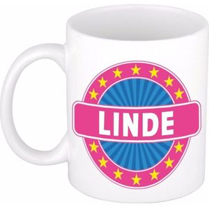 Linde naam koffie mok / beker 300 ml - namen mokken