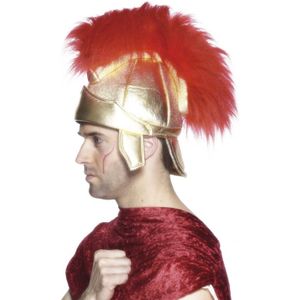 Gouden Romeinse helm - Verkleedhoofddeksels