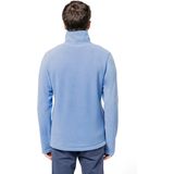 Fleece trui - sky blauw - warme sweater - voor heren - polyester - Truien