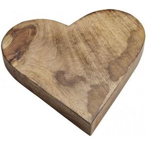 Serveerplank/dienblad hart hout 26 cm - Hart dienbladen van hout