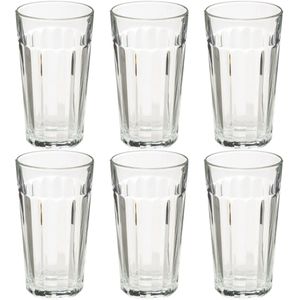 Set van 18x Stuks Water/Sap Glazen Lorenz 350 ml van Glas - Drinkglazen - Waterglazen