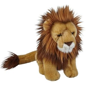 Pluche Bruine Leeuw Knuffel 28 cm - Leeuwen Wilde Dieren Knuffels - Speelgoed Voor Kinderen