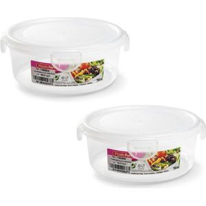 Vershoudbakje vriezer/magnetron - 3x - 700 ml - kunststof - Vershoudbakjes