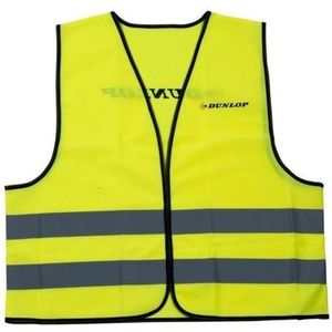 Dunlop Veiligheidsvest - geel - reflecterend - voor volwassenen - one size model - Veiligheidshesje
