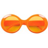 4x stuks oranje/holland fan artikelen dames zonnebril - Verkleedbrillen